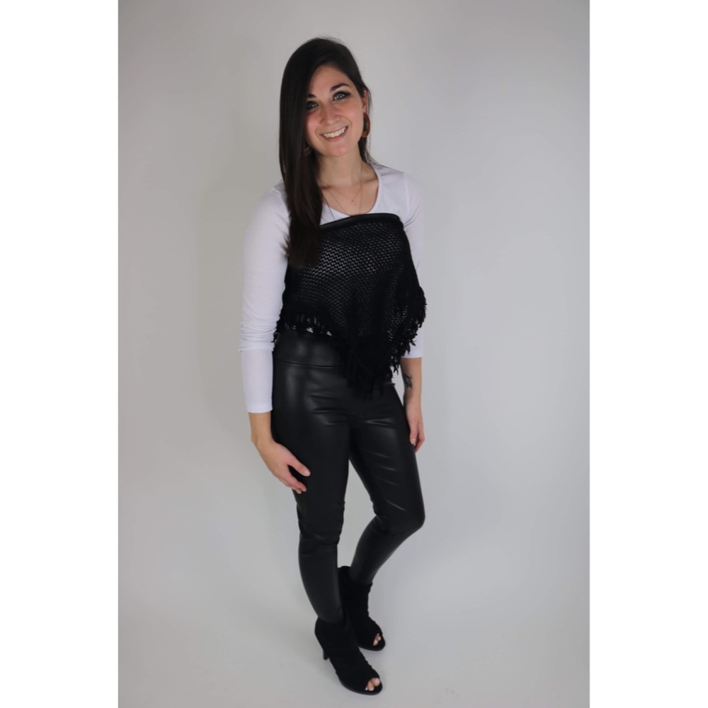 Black Knitted Top Layer